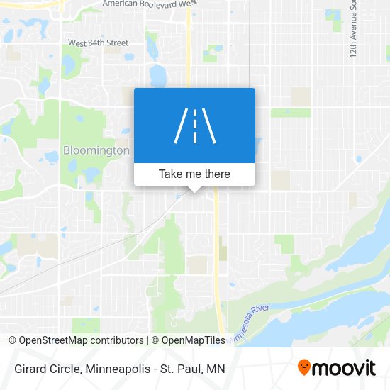 Girard Circle map