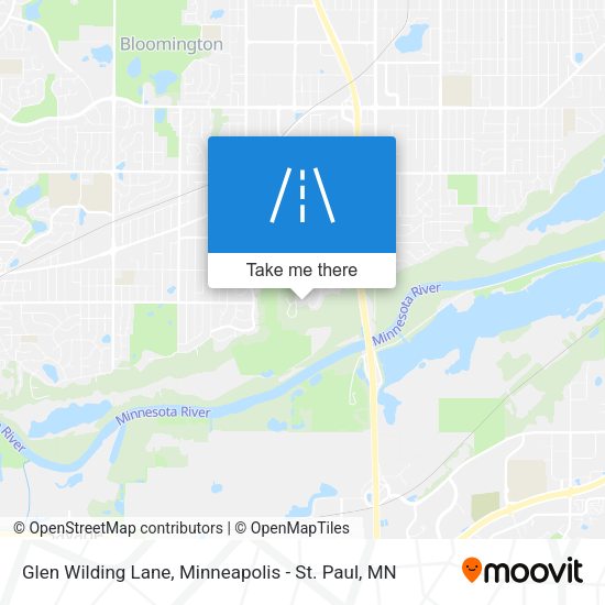Glen Wilding Lane map