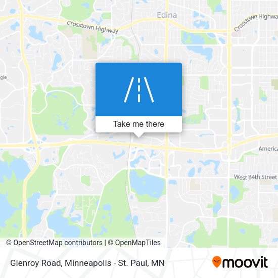 Mapa de Glenroy Road