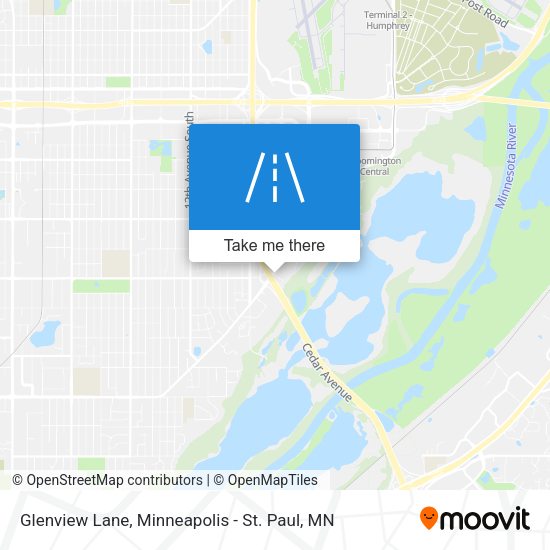 Glenview Lane map