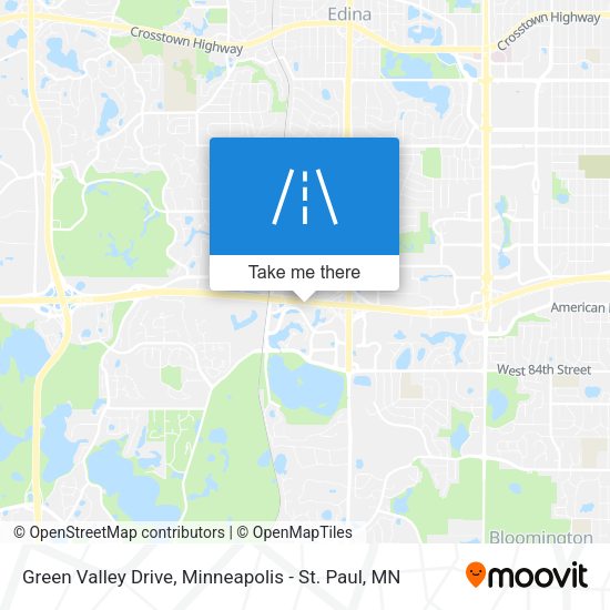 Mapa de Green Valley Drive
