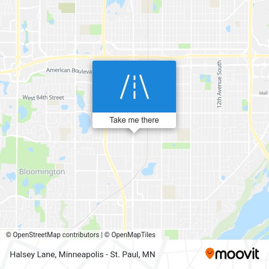Halsey Lane map