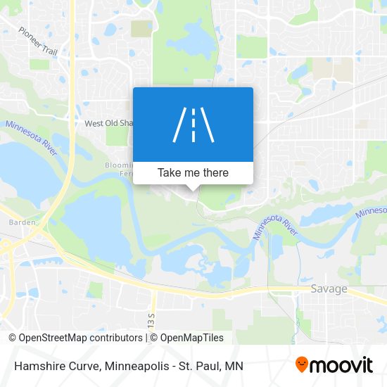 Mapa de Hamshire Curve