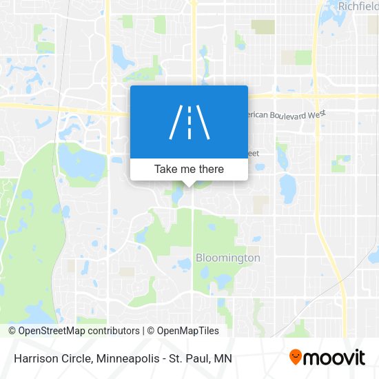 Harrison Circle map