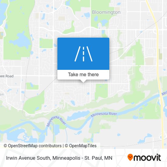 Irwin Avenue South map