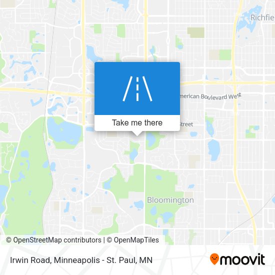 Mapa de Irwin Road
