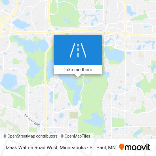 Izaak Walton Road West map
