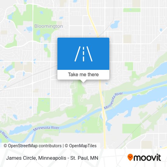 Mapa de James Circle