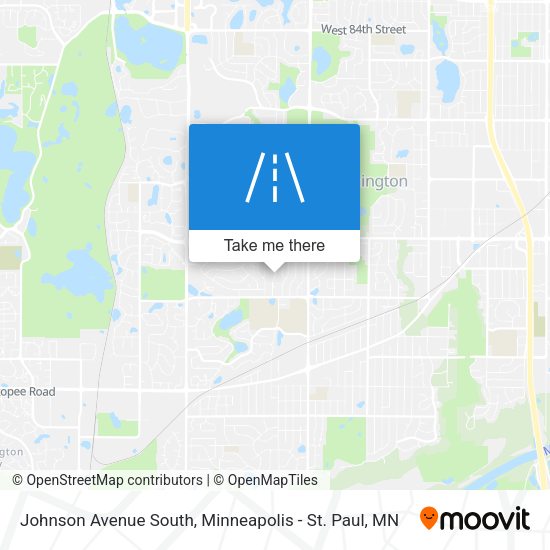 Mapa de Johnson Avenue South