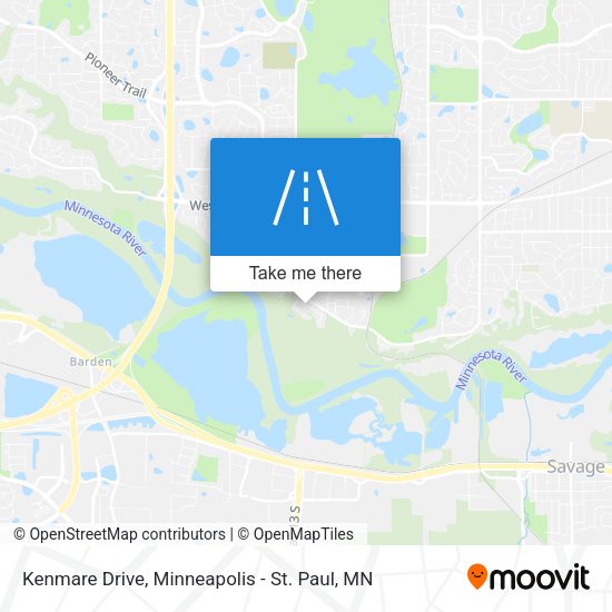 Kenmare Drive map