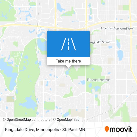 Kingsdale Drive map