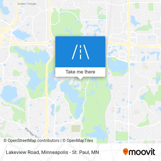 Lakeview Road map