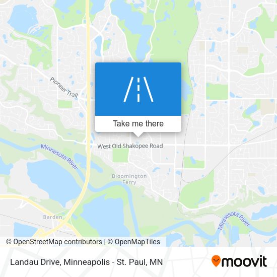 Landau Drive map