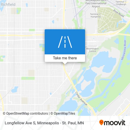 Mapa de Longfellow Ave S