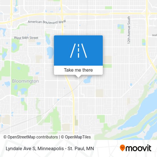 Mapa de Lyndale Ave S