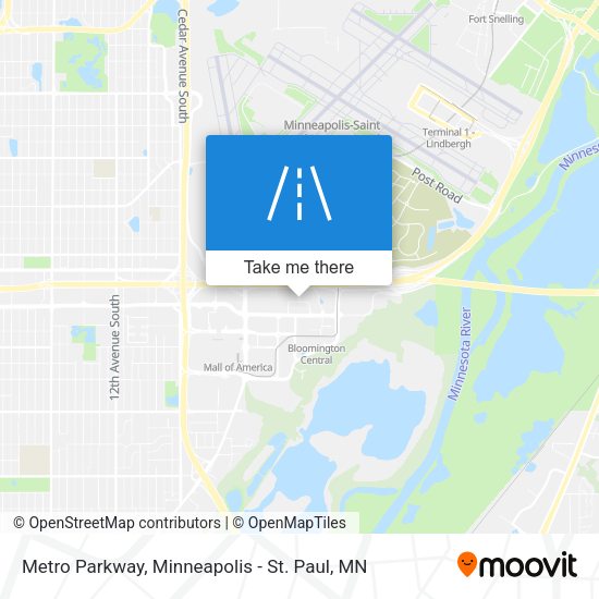 Metro Parkway map
