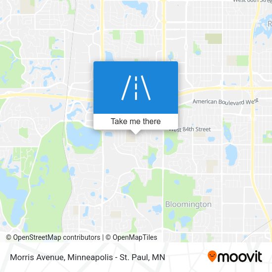Mapa de Morris Avenue