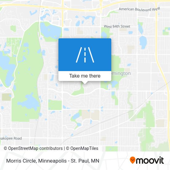 Mapa de Morris Circle