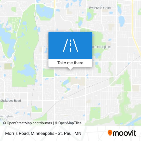 Morris Road map