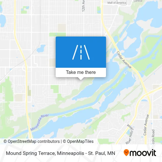 Mound Spring Terrace map