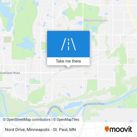 Mapa de Nord Drive