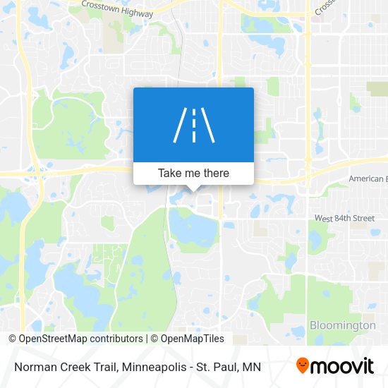 Norman Creek Trail map