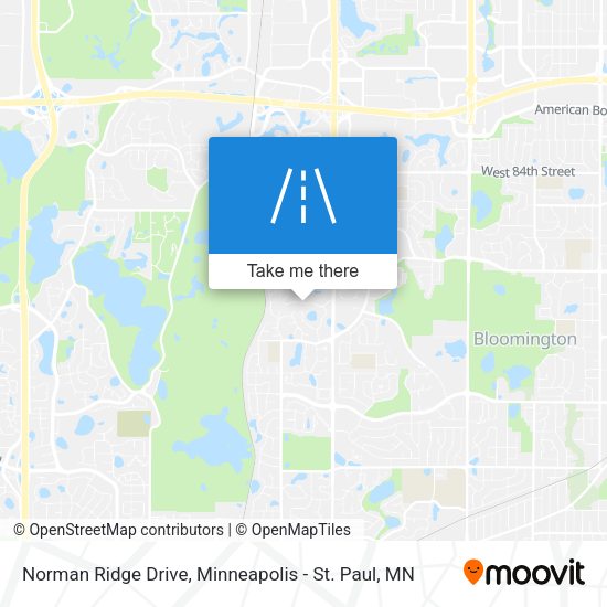 Norman Ridge Drive map