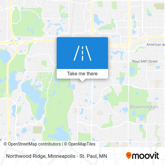 Northwood Ridge map