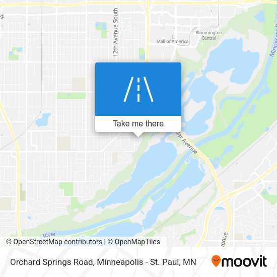 Orchard Springs Road map