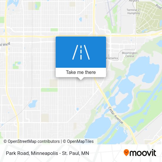 Park Road map
