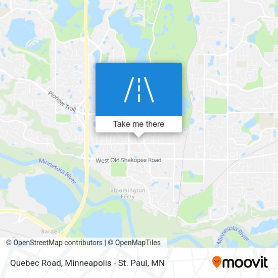 Quebec Road map