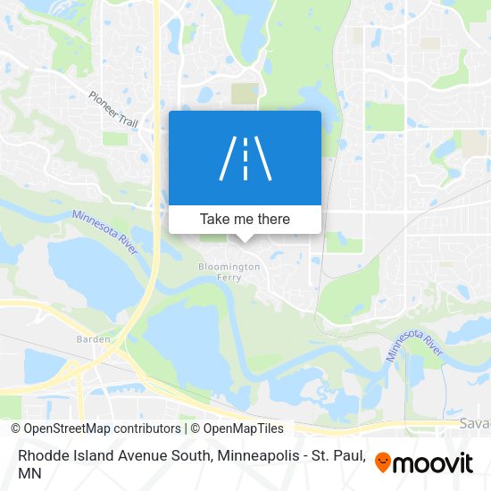 Mapa de Rhodde Island Avenue South