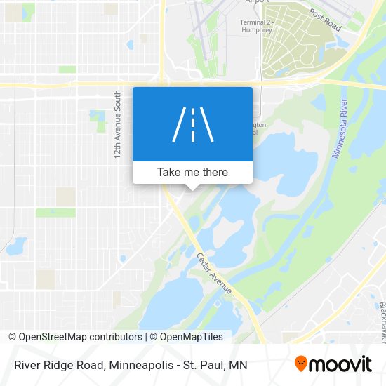 River Ridge Road map