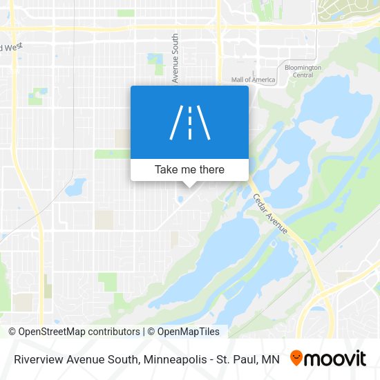 Riverview Avenue South map