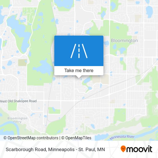 Mapa de Scarborough Road