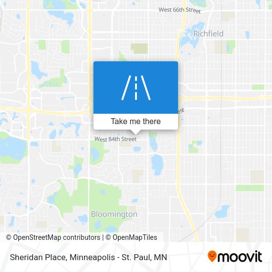 Sheridan Place map