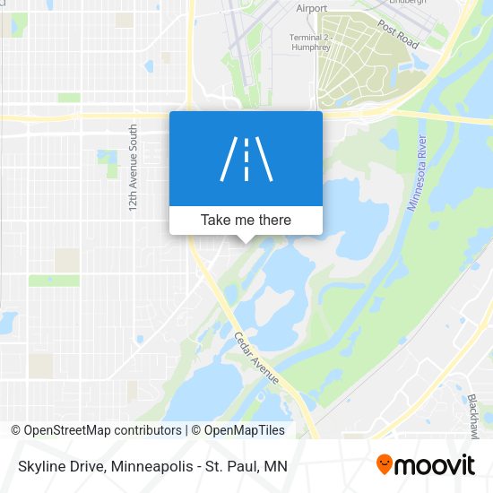 Skyline Drive map