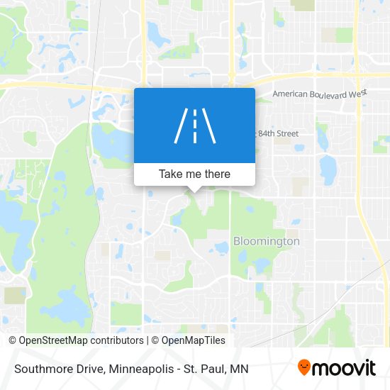 Southmore Drive map