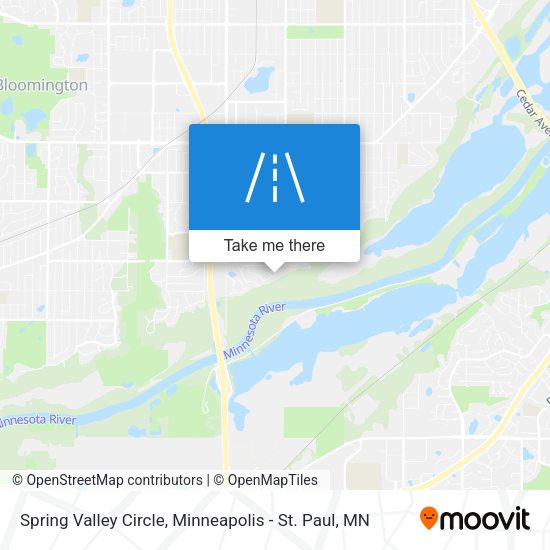 Spring Valley Circle map