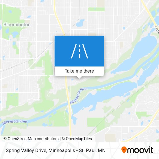 Mapa de Spring Valley Drive