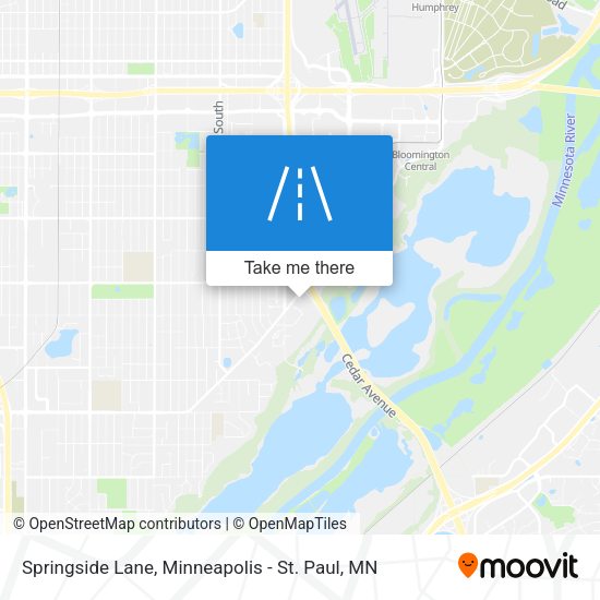 Mapa de Springside Lane