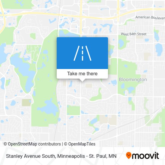 Stanley Avenue South map
