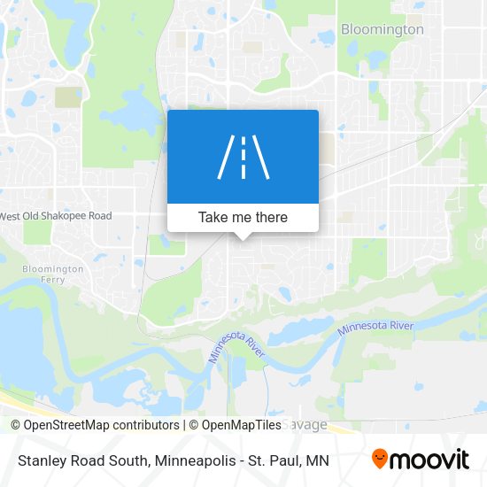 Stanley Road South map