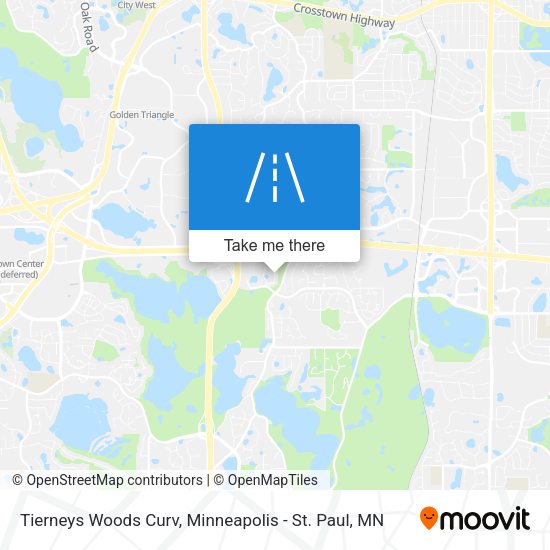 Mapa de Tierneys Woods Curv