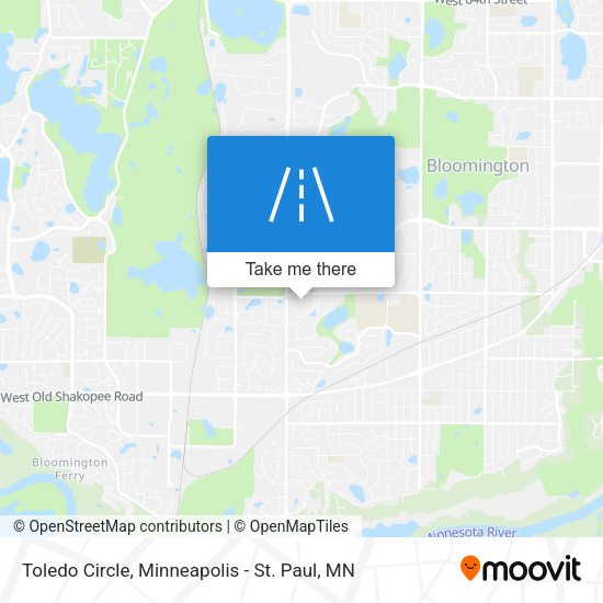 Toledo Circle map