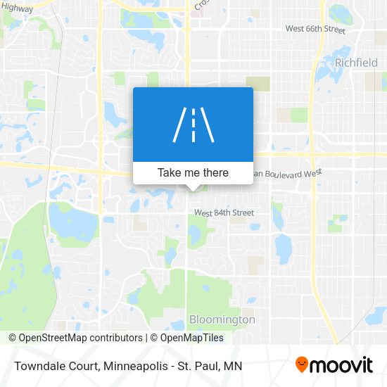 Towndale Court map