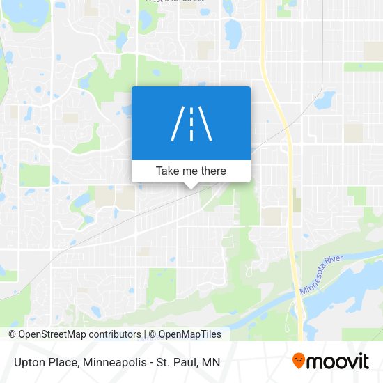 Upton Place map