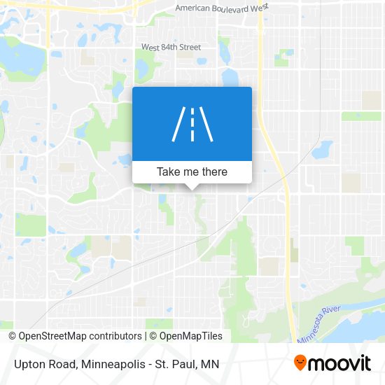 Mapa de Upton Road