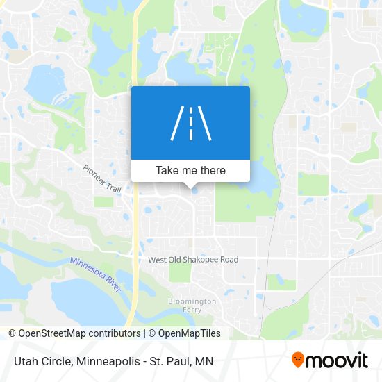 Mapa de Utah Circle