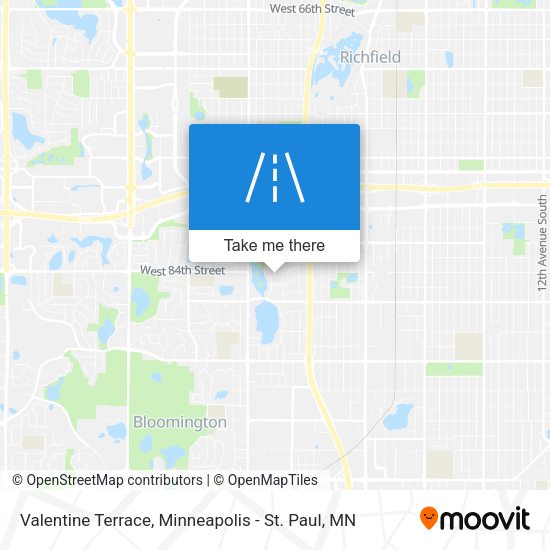 Valentine Terrace map